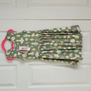 COPY - NWT Dot Dot Smile Green Mushroom Dress